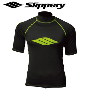 [Inventory Sale] Slippery Rash Guard Short Sleeve SLIPPERY Jet Ski PWC Marine Wear UV Care Lycra Surfing 3250-011