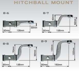 Solex Hitch Ball Mount [Mirror Finish] SRX-082 Stainless Steel Genuine Hitch Receiver Car Side Trailer Parts Boat Trailer SRX-082