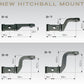 Hitch Ball Mount [Matte Finish] SOREX Genuine SRX-123 Hitch Receiver Car Side Trailer Parts Boat Trailer
