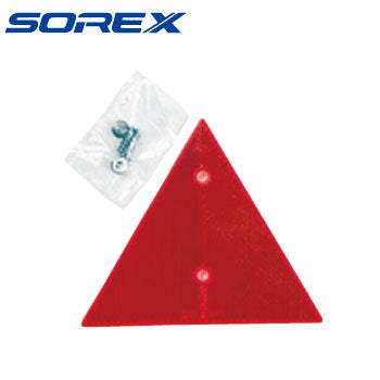 SOREX 　ソレックス　純正　三角反射板 トライアングル　リフレクター 取付け縦穴  トレーラー部品 ボートトレーラー　ST-015-2