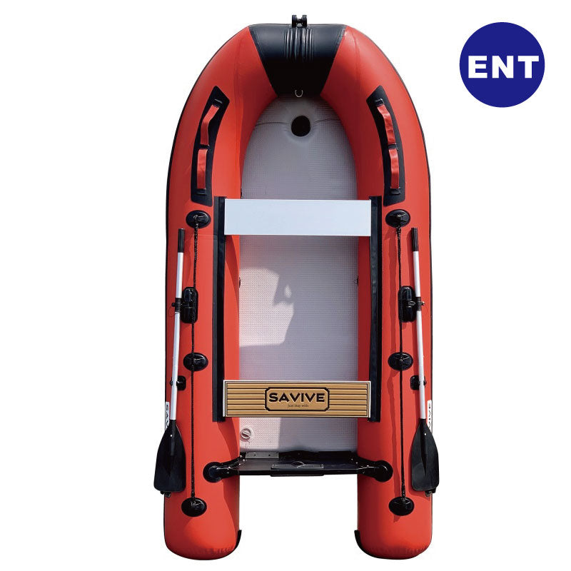 [1 year warranty included] Mini boat 3m entry set with outboard motor 2 horsepower no license required Inflatable boat Rubber boat No preliminary inspection SAVIVE SV-IBA300-ENT Fishing