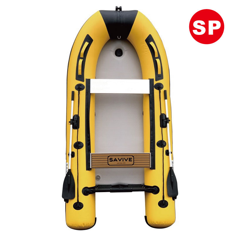 [1 year warranty] Mini boat, rubber boat, 3m special set, oar, pump, portable can, with 2 horsepower outboard motor, no license required, inflatable boat, no preliminary inspection, SV-IBA300-SP Fishing