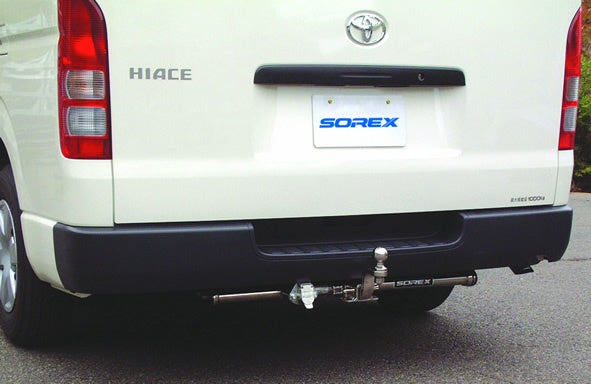 Toyota Hiace Widebody Combi Hitch Member Half Stainless Steel SOREX T-123 [Directly from manufacturer, no cash on delivery]