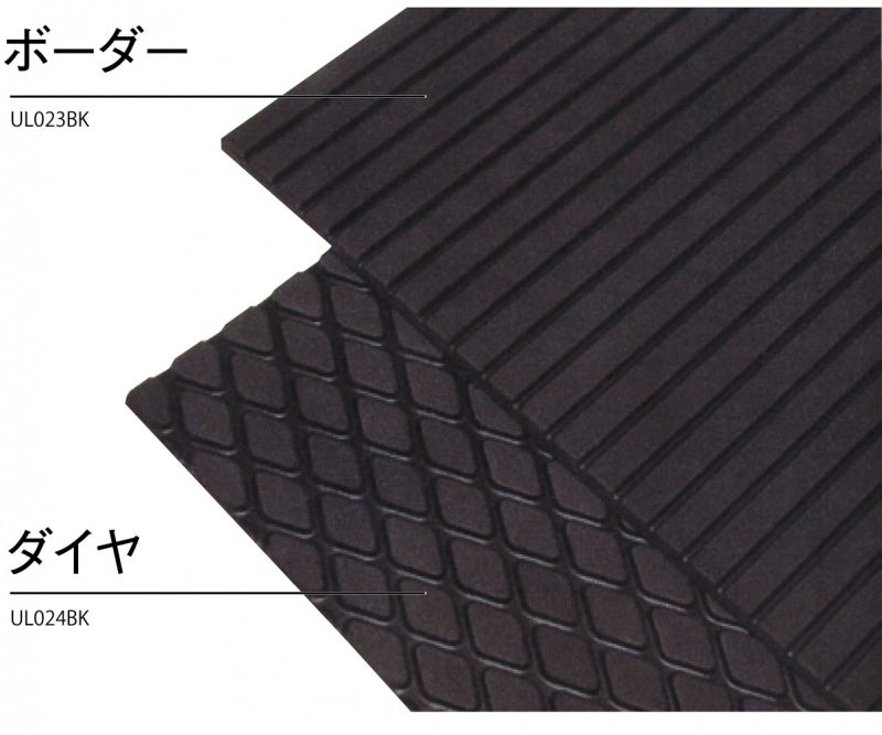 UNLIMITED Cut Sheet Type Deck Mat General Purpose Mat No Seal Diamond Black Unlimited Personal Watercraft Jet Ski UL024BK