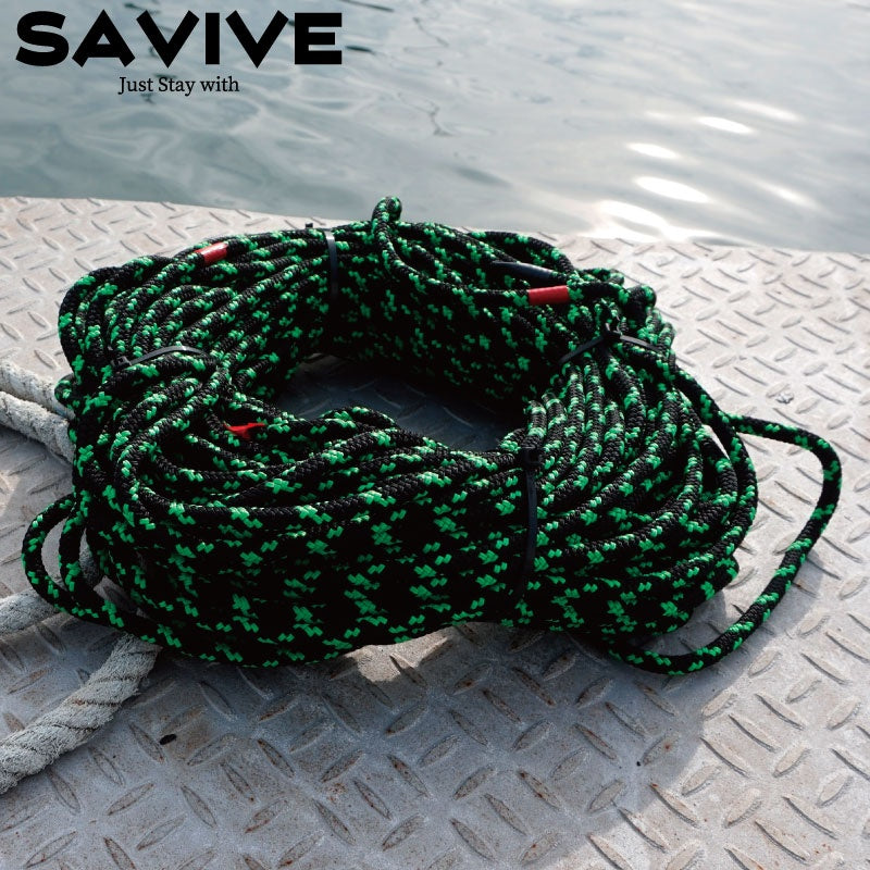 SAVIVE Yacht Rope 16 Strokes 8φ x 200m Anchor Mooring Ship Boat Fishing Boat Outdoor Watercraft Legal Equipment JCI For Ships