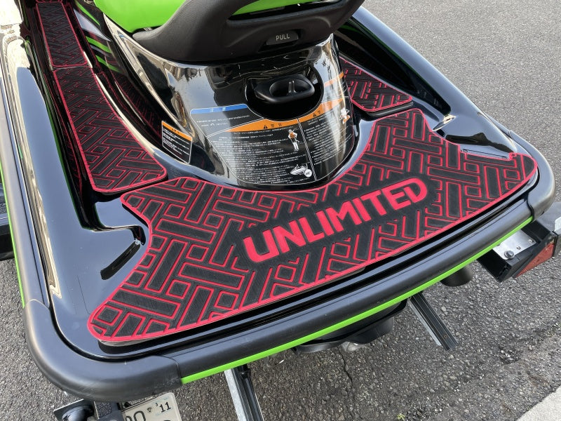 Deck mat with tape for STX-15F/12F UNLIMITED UL51032 Rectangle Kawasaki exclusive jet ski