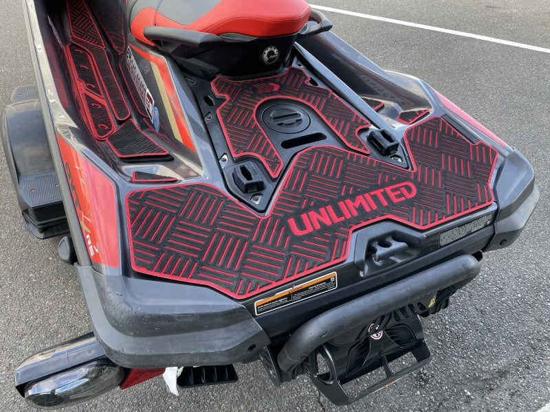 SEADOO Deck Mat with Tape RXT-X Checker Various Colors UNLIMITED UL51121 Jet Ski Seadoo BOMBARDIER