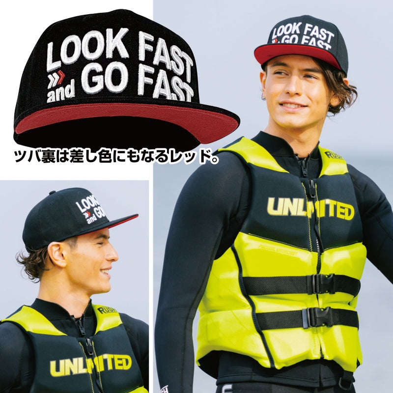 UNLIMITED LFGF レース キャップ CAP ストリートキャップ 帽子 ブラック フラット UVケア 紫外線対策 マリンスポーツ – JSP  TOKAI