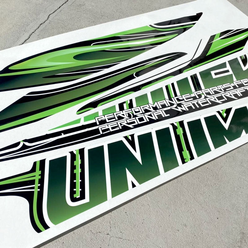 ULDK-1500SXRTR　UNLIMITED　デカールキット KAWASAKI SX-R1500 トランスフォームフード用 ジェットスキー  水上オートバイ JETSKI PWC アンリミテッド