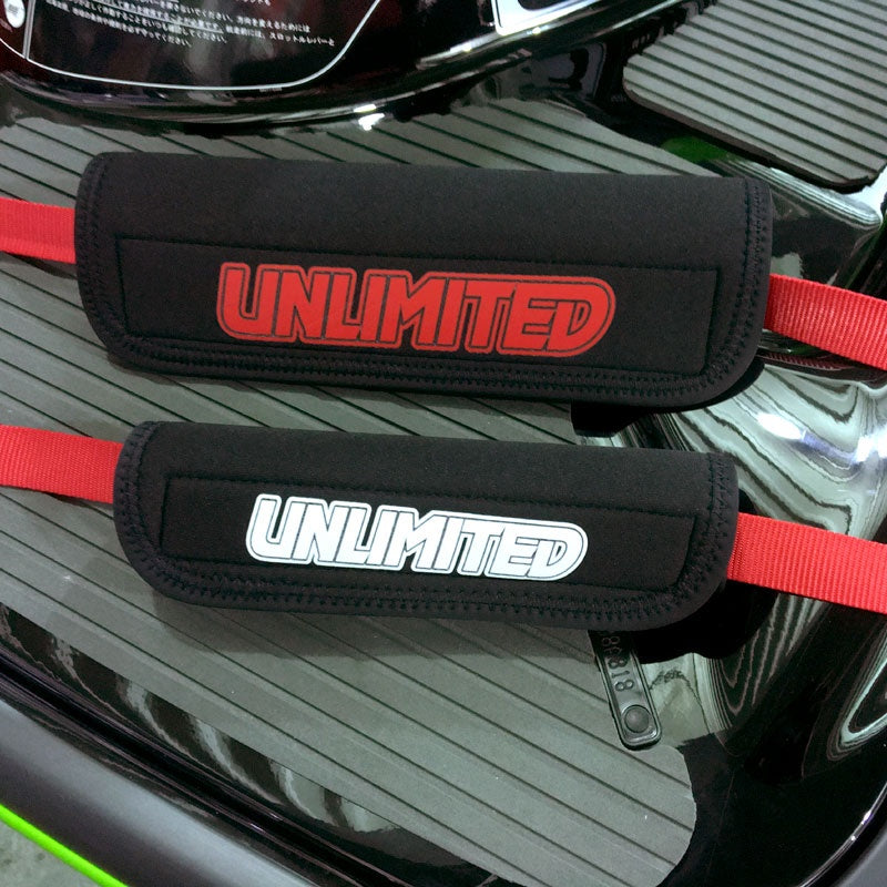 [Set of 2] UNLIMITED Tie Down Belt Cover M Medium ULT131BK-M2