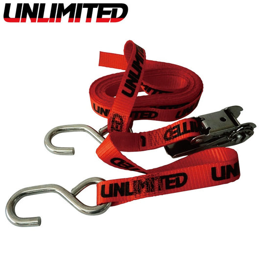 Lashing Belt Loading Machine Ratchet Tie Down Belt Stainless Steel UNLIMITED ULT231 Unlimited Trailer Loading Platform