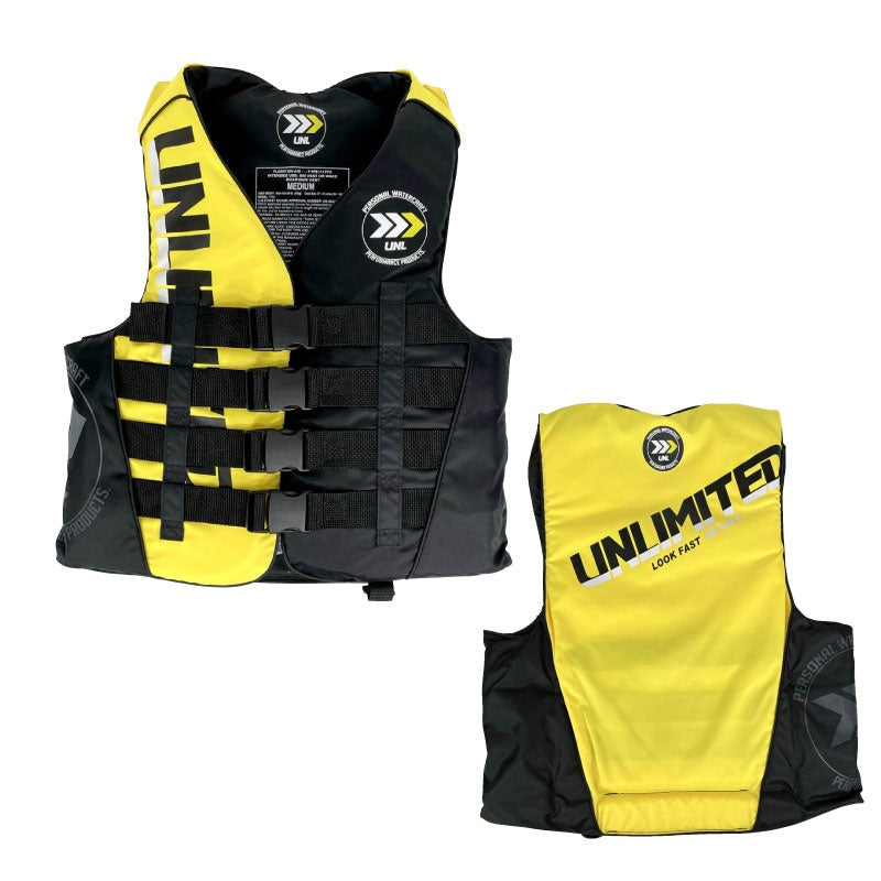 UNLIMITED UV2102 Life Jacket Jet Ski Life Vest Nylon Vest Small Special JCI Preliminary Examination USCG