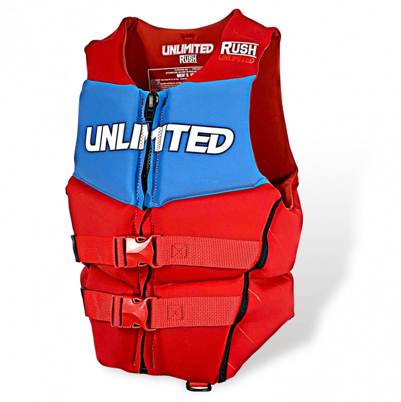 UNLIMITED RUSH UV2201ライフジャケット 水上バイク ジェットスキー  ネオプレン 小型船舶特殊 メンズ  JCI予備検査 救命胴衣