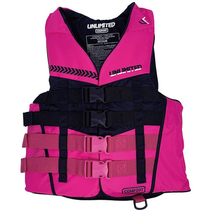 UNLIMITED COMFORT Life Jacket for Men, Jet Ski, Nylon Vest, Small Special, JCI Preliminary Inspection, UV2202