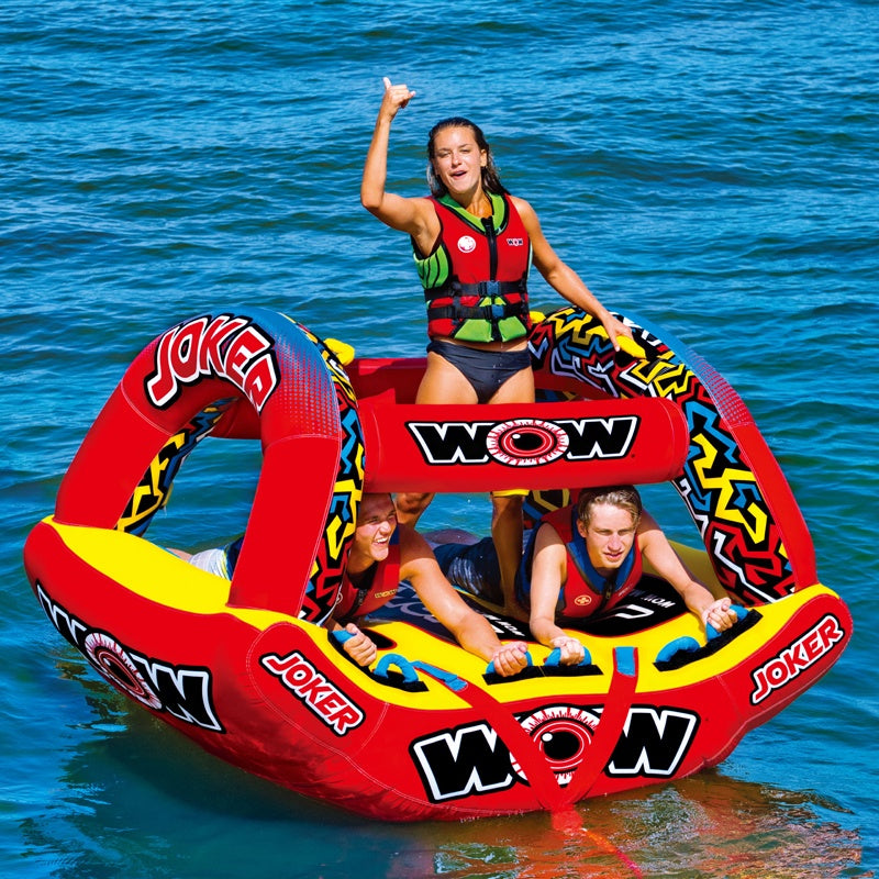WOW ワオ JOEKER ジョーカー 3名 ゴムボート ウォータートーイ バナナボート トーイングチューブ ジェットスキー W21-1020