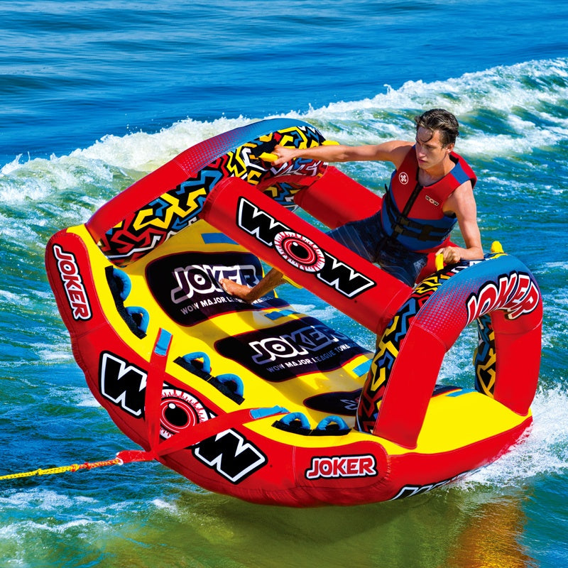 WOW ワオ JOEKER ジョーカー 3名 ゴムボート ウォータートーイ バナナボート トーイングチューブ ジェットスキー W21-1020